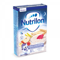 NUTRILON Pronutra Krupicová mliečna kaša s ovocím GOOD NIGHT od uk. 6. mesiaca 225 g
